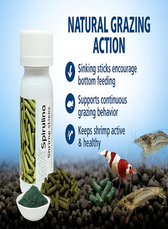 VAYINATO Wa Shrimp Sticks 15G Sinking Type Food Stick For Shrimps(Organic Spirulina Algae) - Image 5